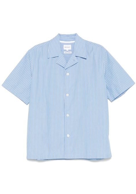 camicia mads uomo azzurra NORSE PROJECTS | N40-08317000